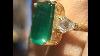 10k Yellow Gold 2 1/4ct Emerald Cut Amethyst And Diamond Men's Ring